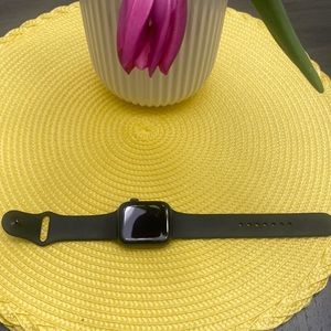 Apple Watch Series 6, Space Gray Aluminum Case, Black Sport Band 44mm